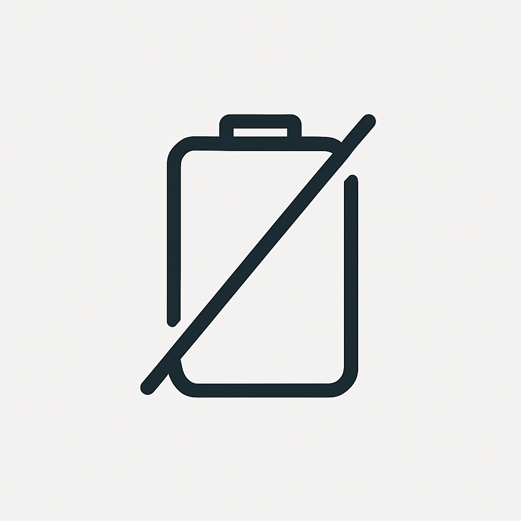 電源不要アイコン